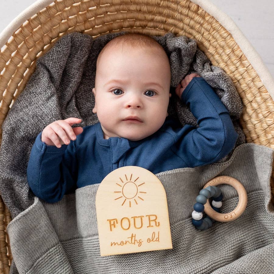 Wanderer Organic Full Length Onesie Oxford Blue: 6-12M