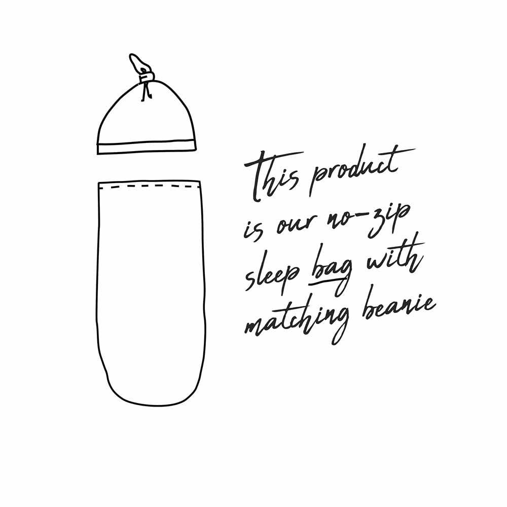 Indigo Snuggle Swaddle & Beanie Set