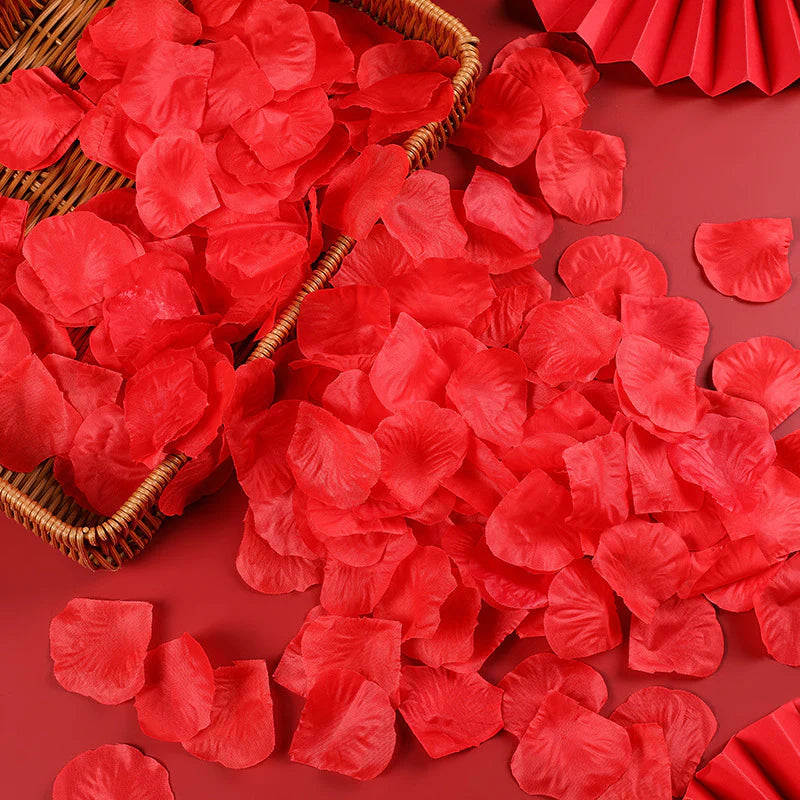 Faux Silk Rose Petals for Valentine's Day