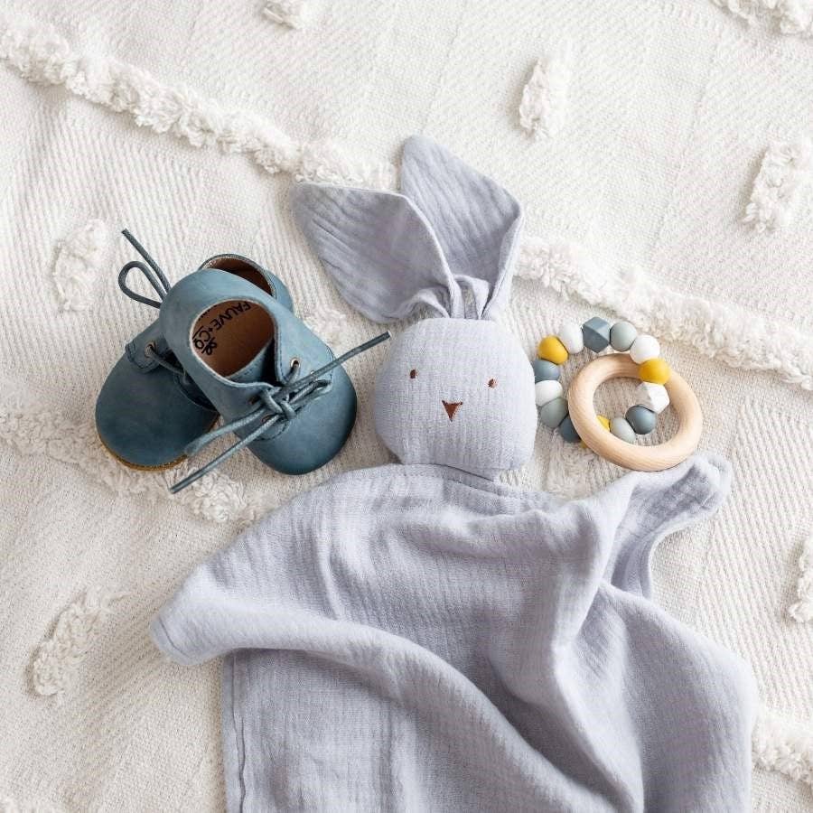 Bunny Muslin Comforter Grey