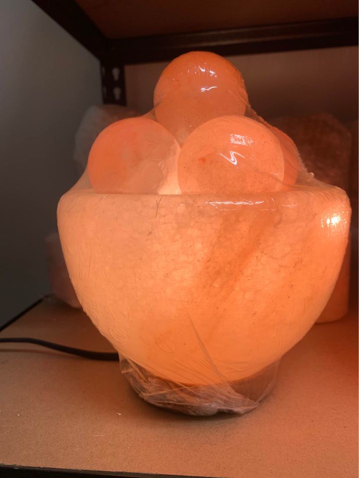 Massage Ball Fire 🔥 Bowl Salt Lamp