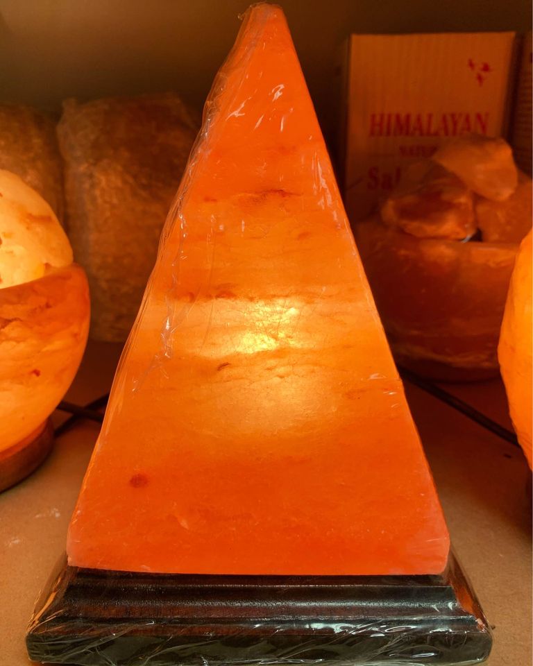 Himalayan 🏔 Pyramid Salt Lamp