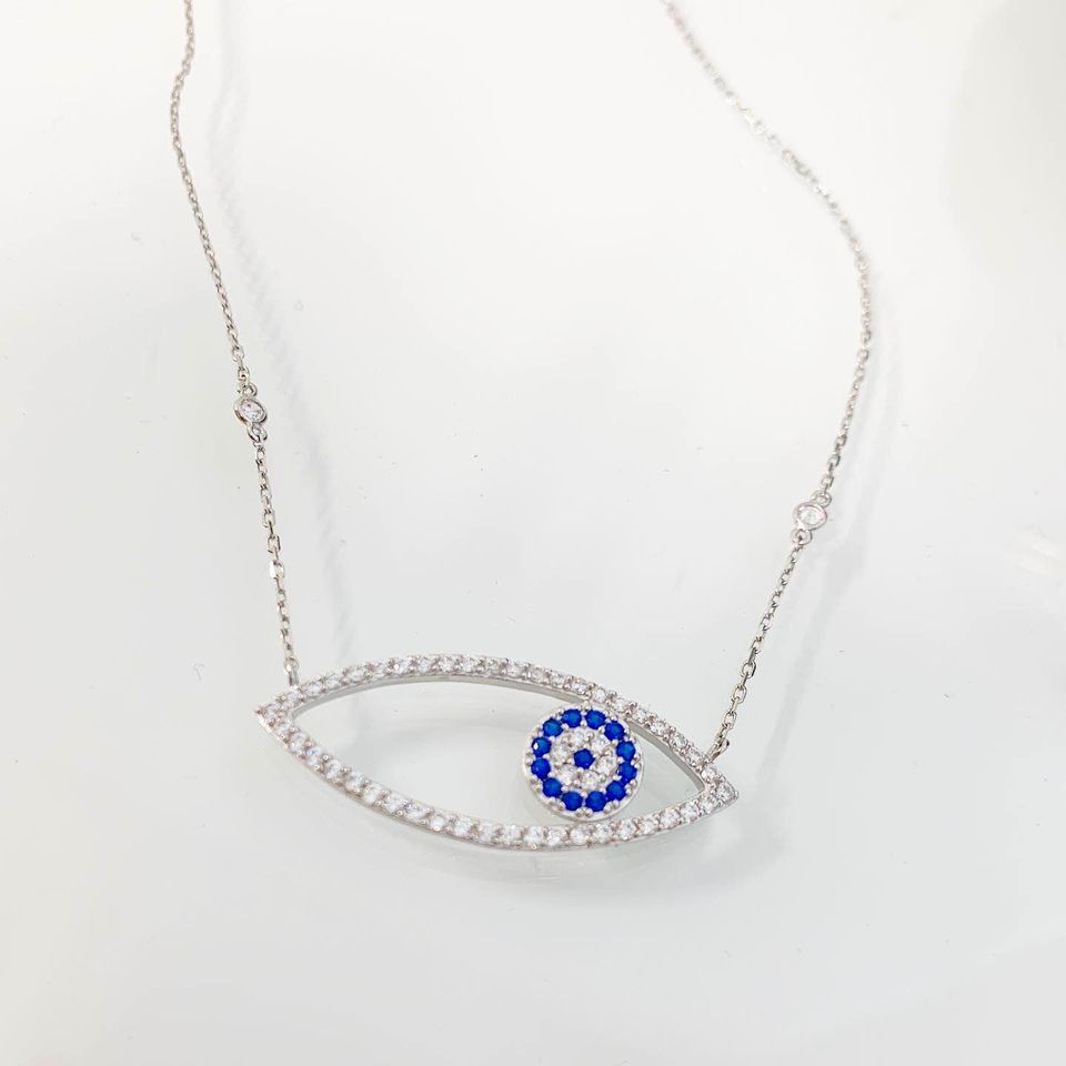 Evil Eye 🧿 Sterling Silver Necklace