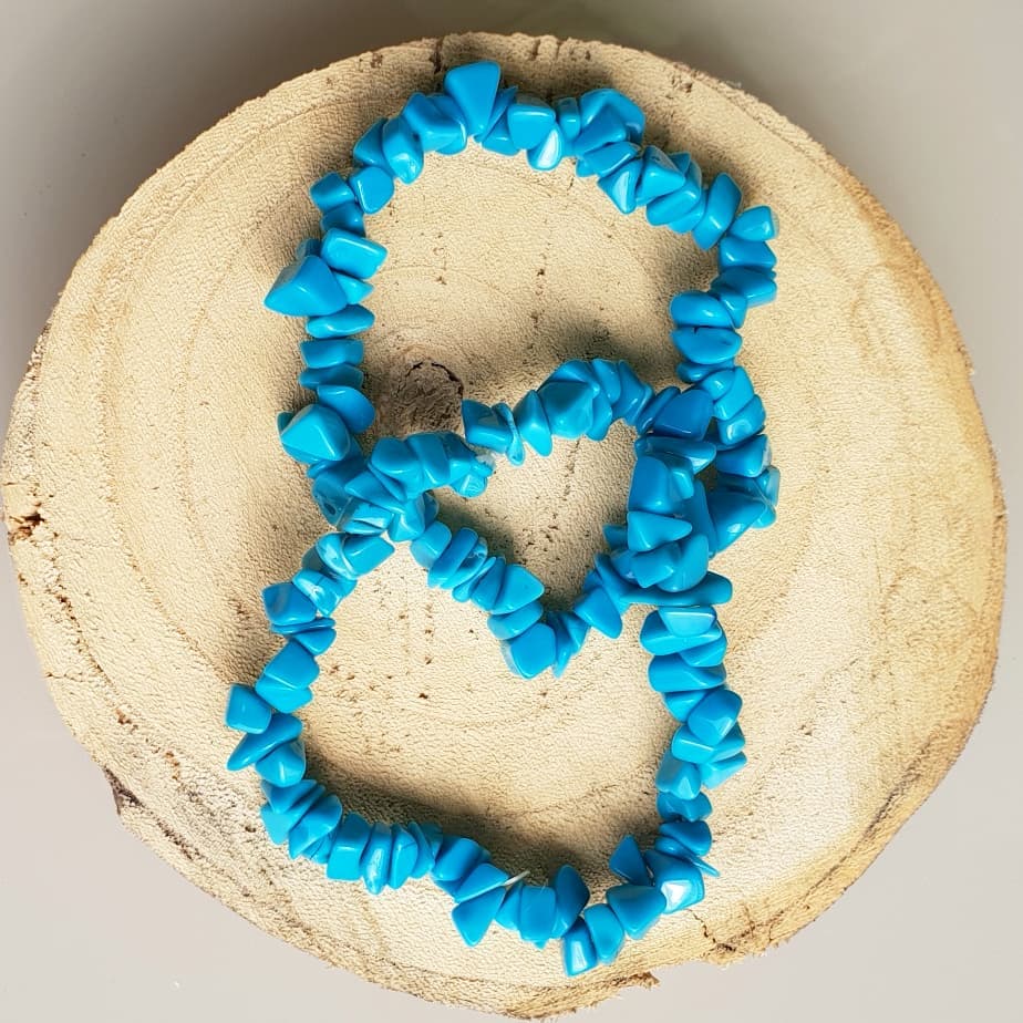 TURQUOISE CHIP BRACELET