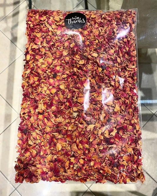 Dried Organic Rose Petals - BAG