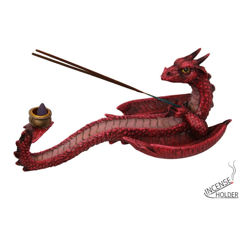 Dragon 🐉 Incense Stick Cone Candle Holder Burner - Statue Figurine