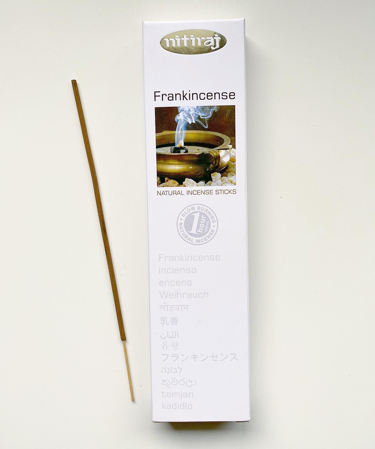 Nitiraj Platinum- Frankincense - Natural Incense Sticks