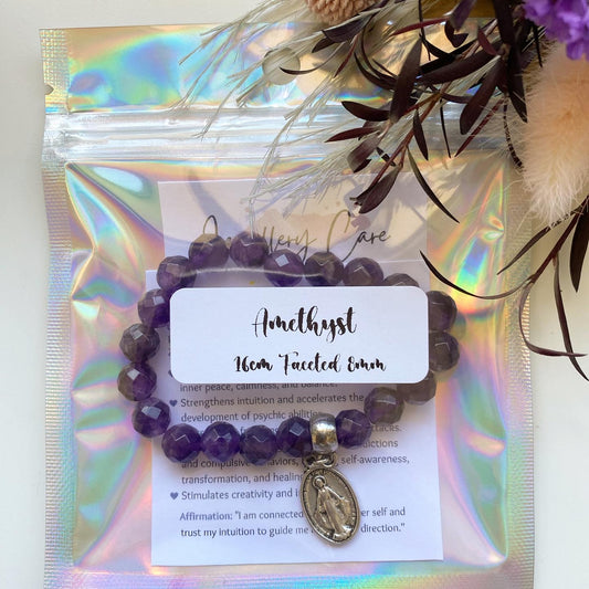 Amethyst Charm Bracelet