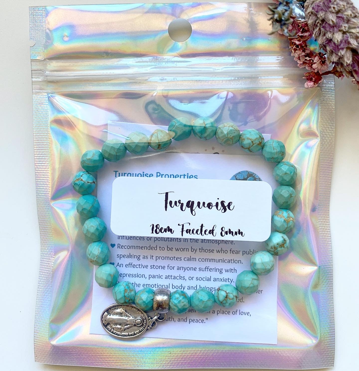 Turquiose Charm Bracelet