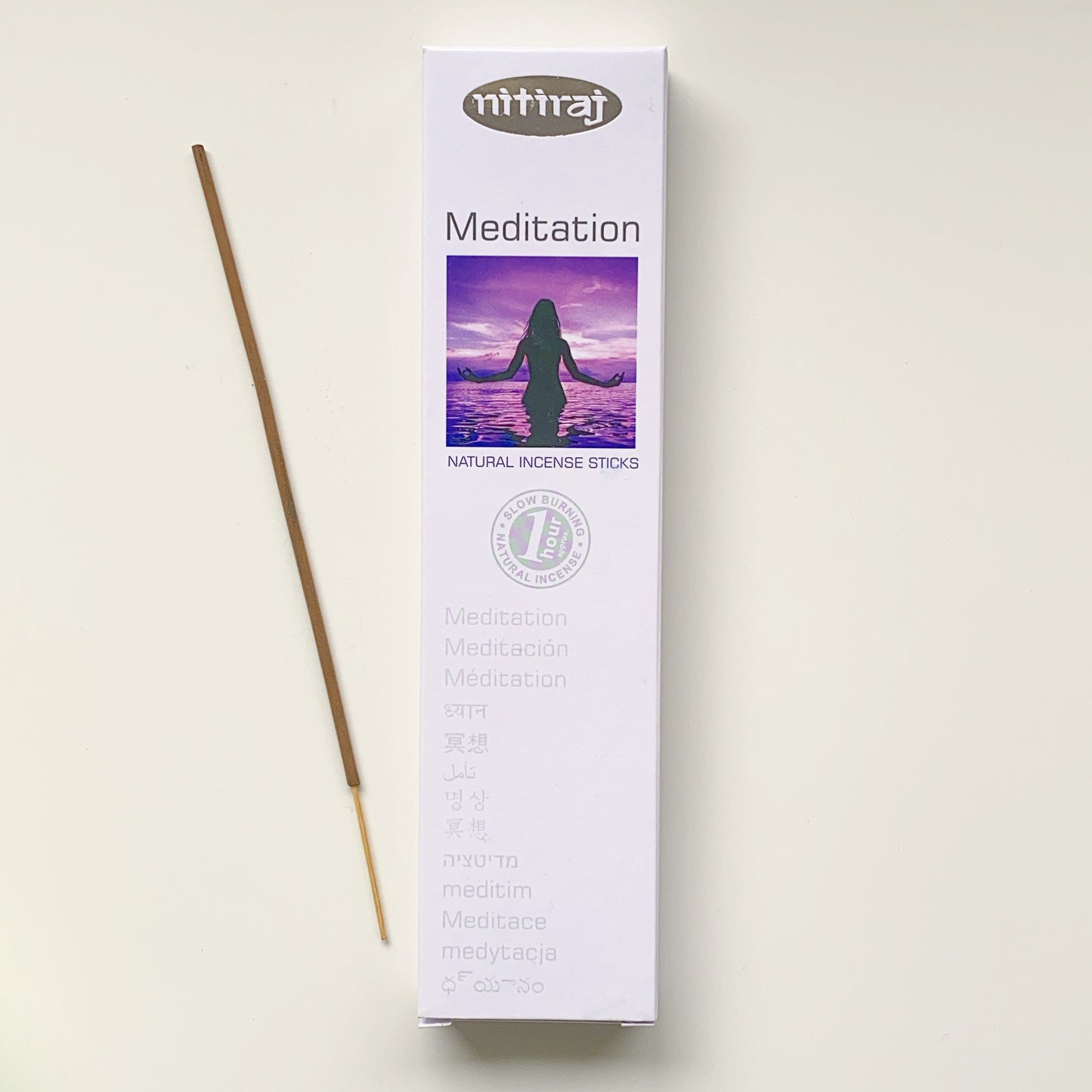 Nitiraj Platinum ๐ Meditation - Natural Incense Sticks