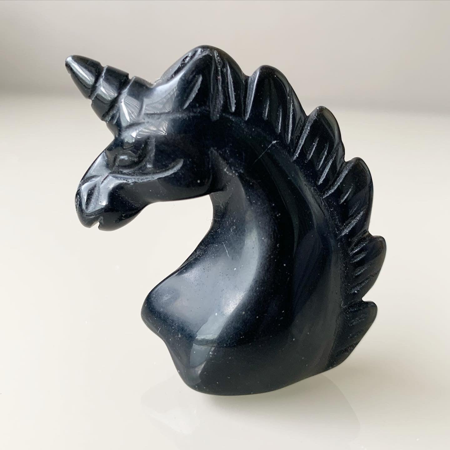 Unicorn Fluorite Statue