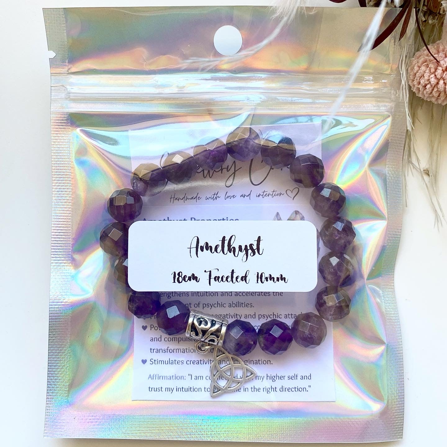 Amethyst Charm Bracelet