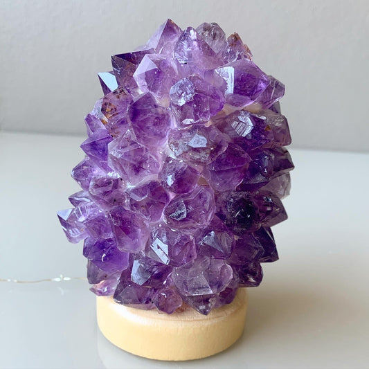 Amethyst 💎 Gemstone Lamp