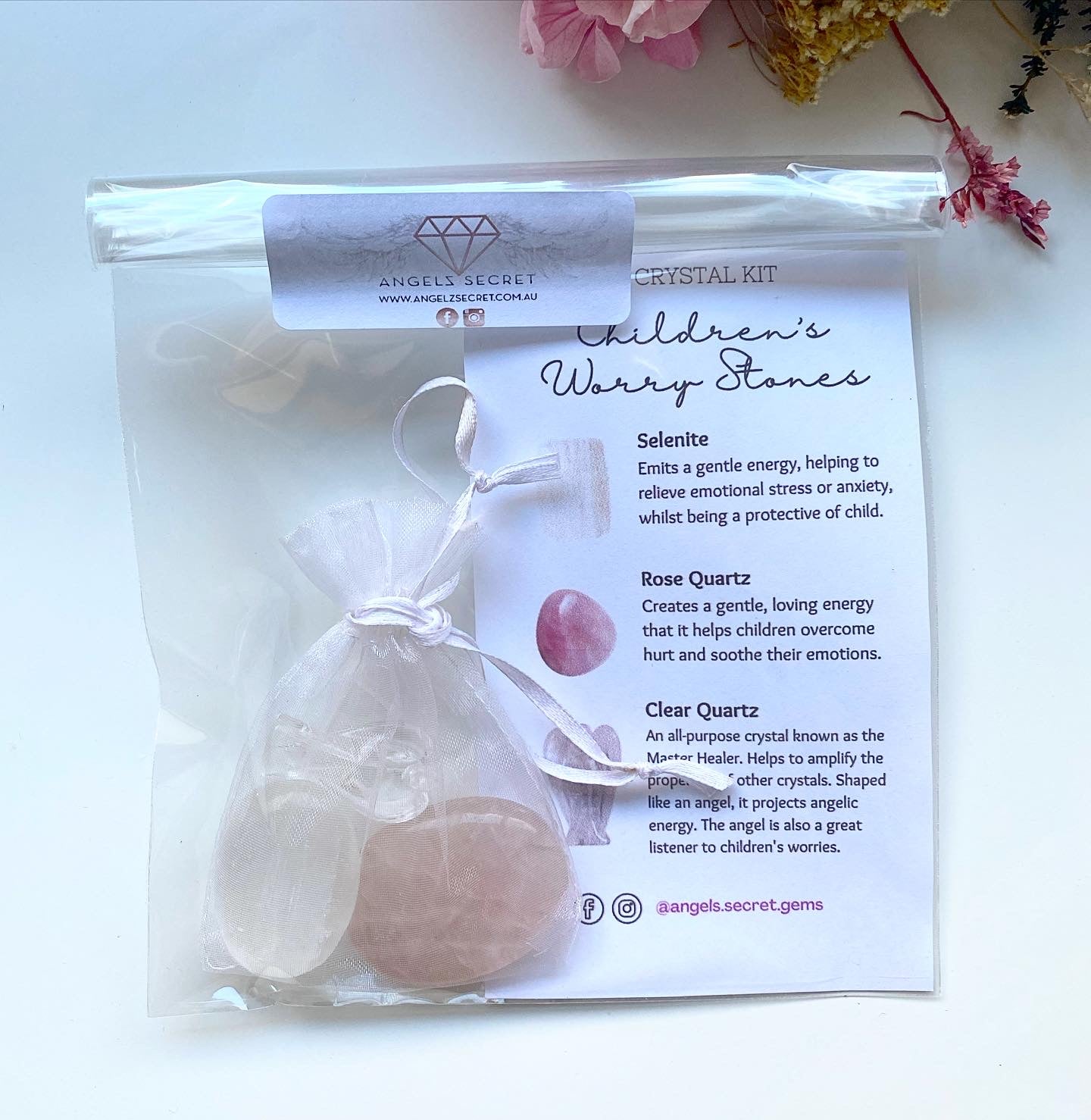Children's Worry Stones Crystal Kit