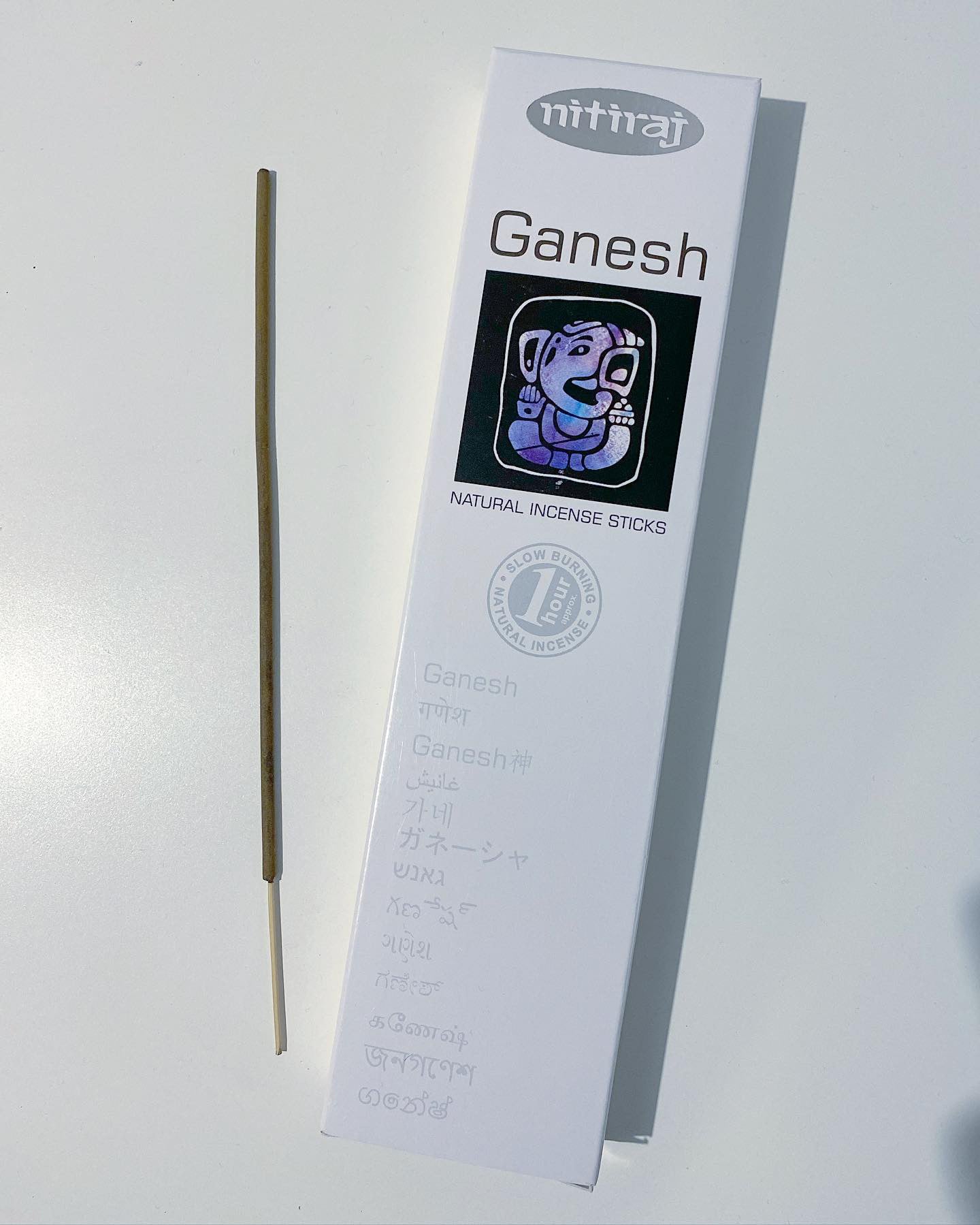 Nitiraj Platinum - Ganesh - Natural Incense Sticks