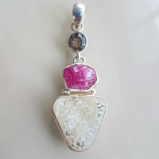Multistone Stone Pendant