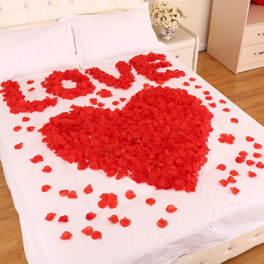 Faux Silk Rose Petals for Valentine's Day