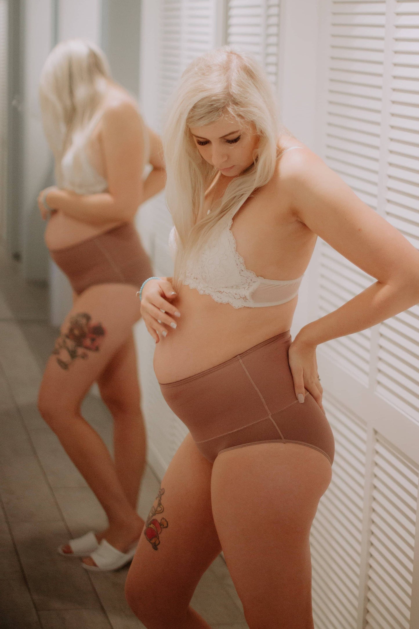 Postpartum Underwear: Nude / 12