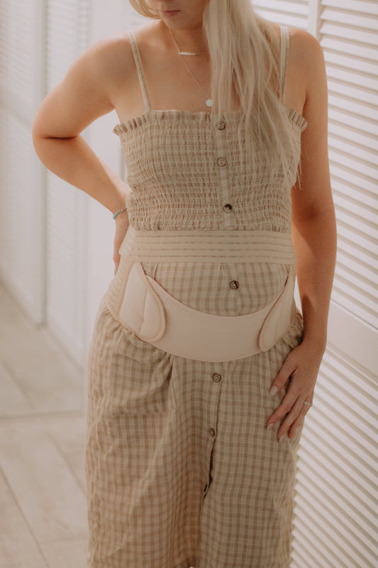 Pregnancy Support Belly Belt: Nude / 12-14
