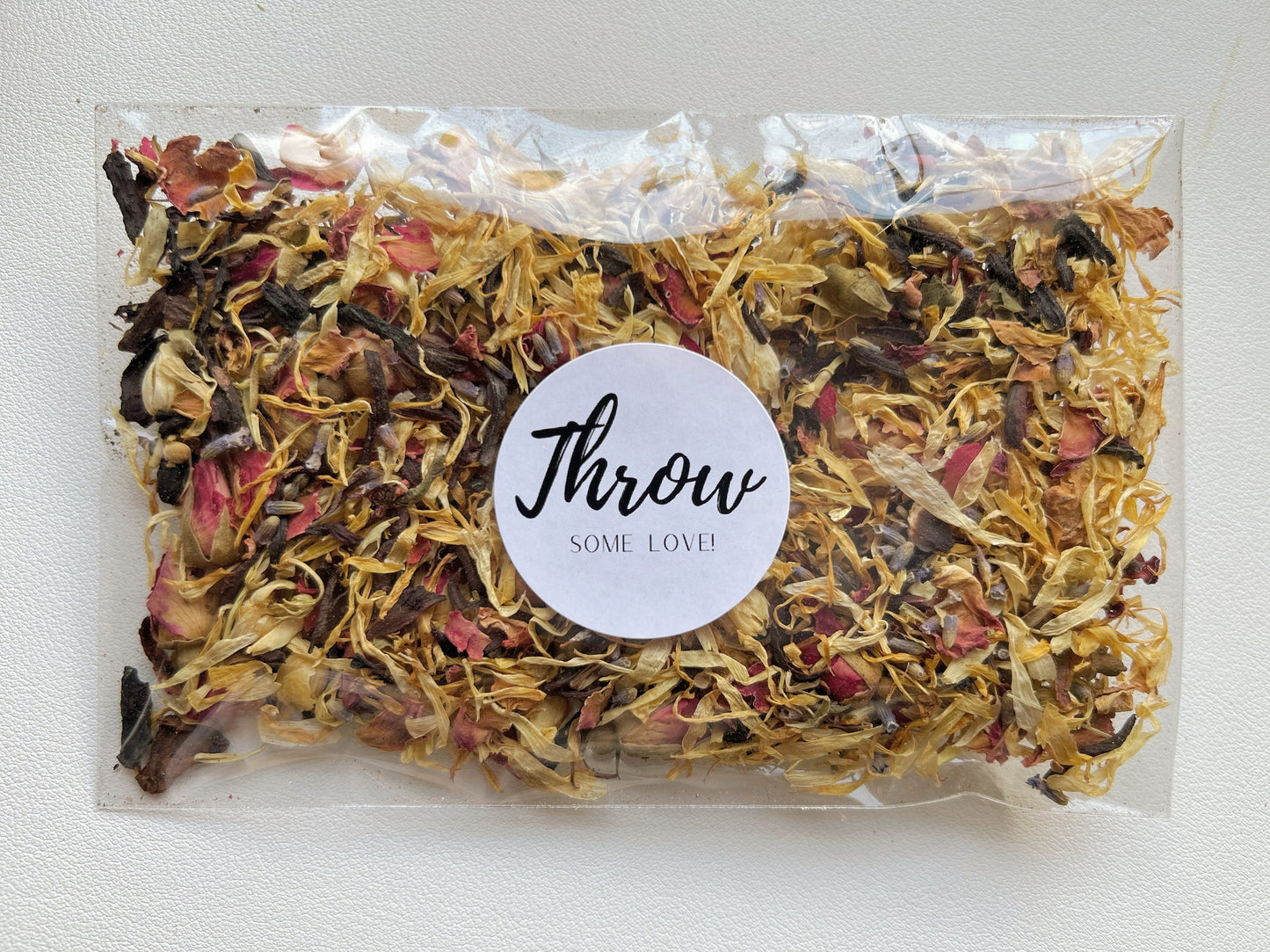 Dried Botanical Petal Confetti Pouches - MIXED