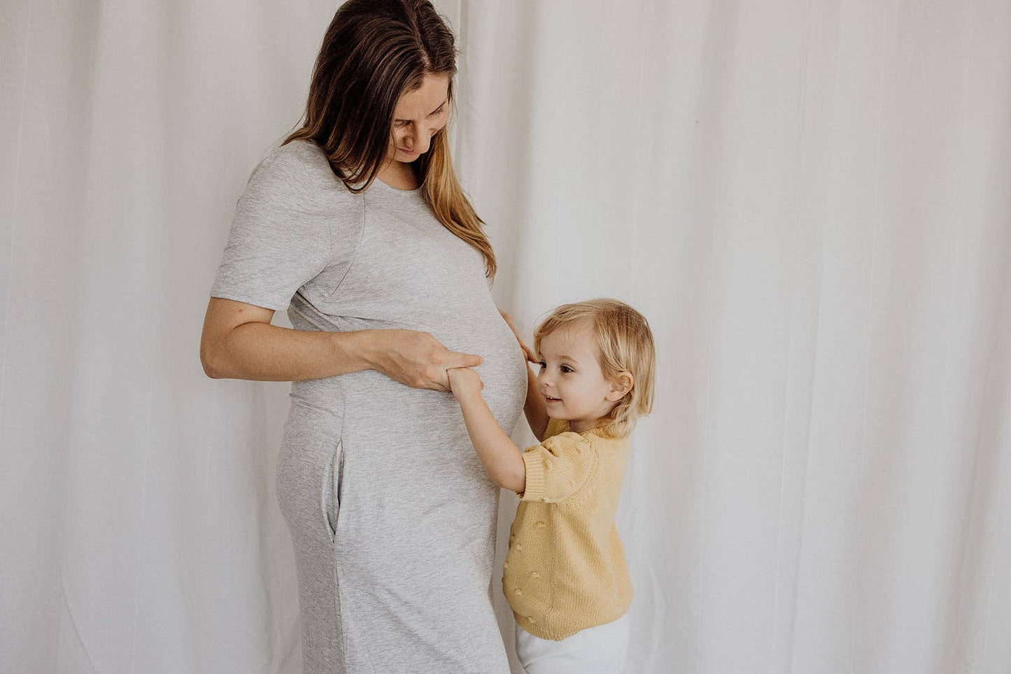 3 In 1 Labour, Delivery And Nursing Gown: Grey / L