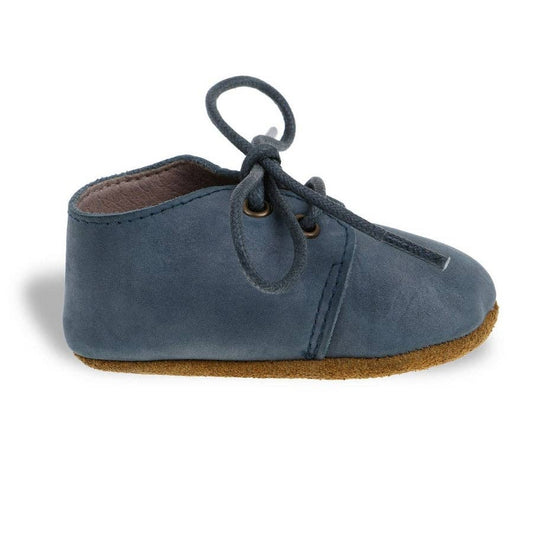 Charlie Leather Oxford Shoes Slate Blue: SLATE BLUE / 3 (6-12M / 11.8cm)