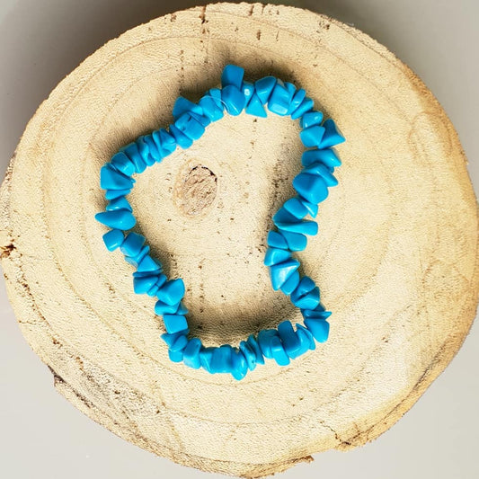 TURQUOISE CHIP BRACELET