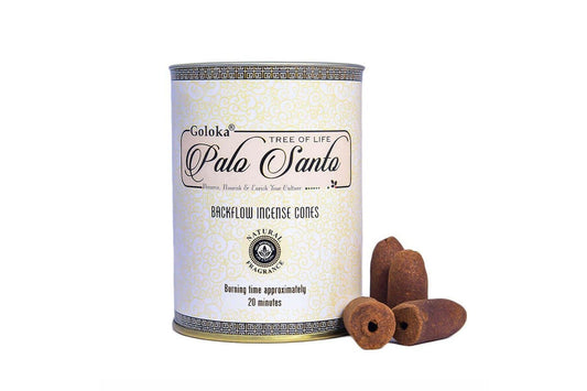 Goloka - Palo Santo Backflow Incense Cones
