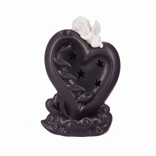 Angelic LED Heart Backflow Incense Burner
