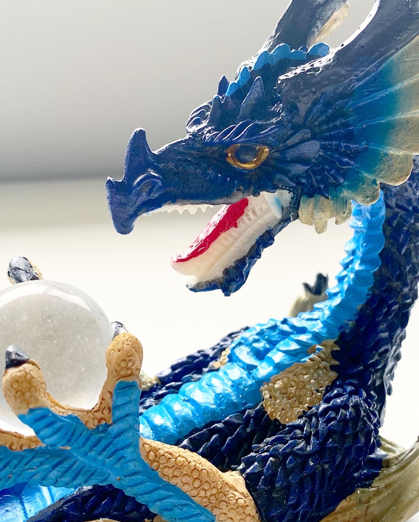 Dragon 🐉 Incense Burner with Crystal Ball 🔮