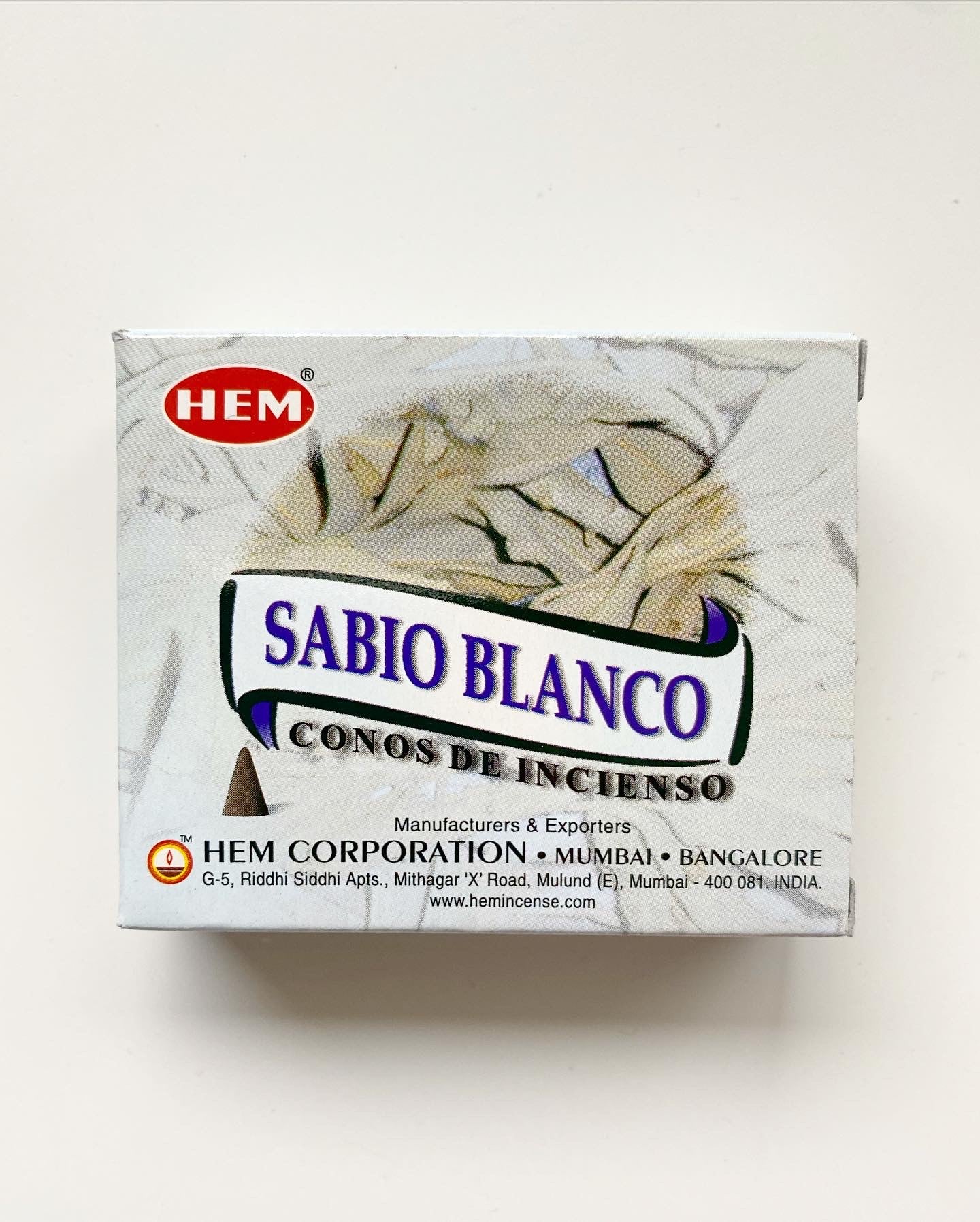 HEM - White Sage Incense Cones