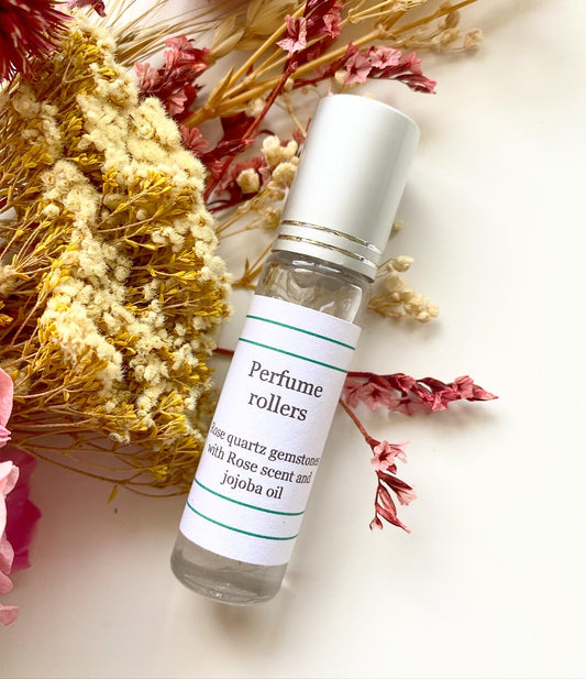 Rose Quartz | Rose Perfume Oil Roller