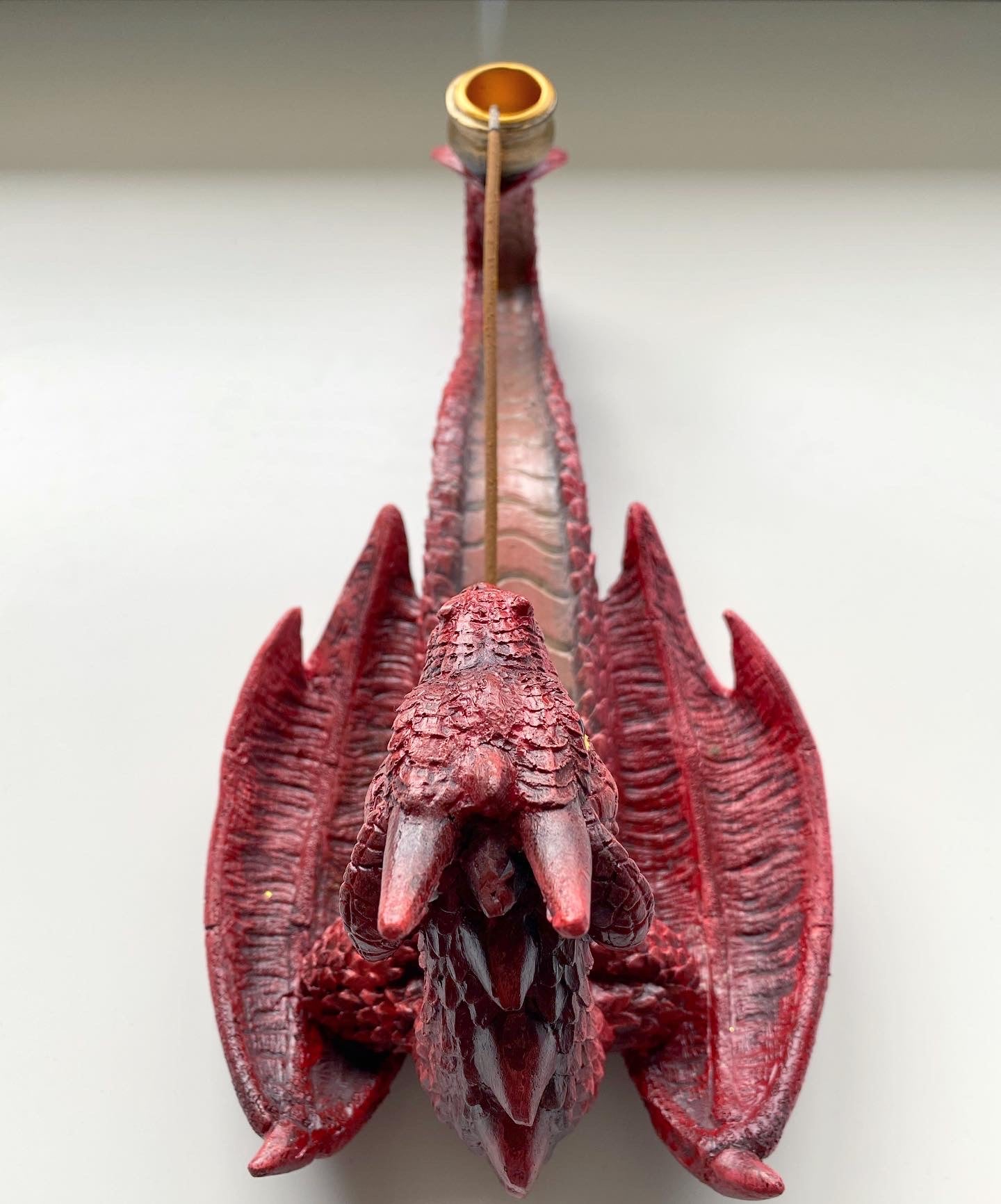 Dragon  🐉 Incense Stick Cone Candle Holder Burner - Statue Figurine