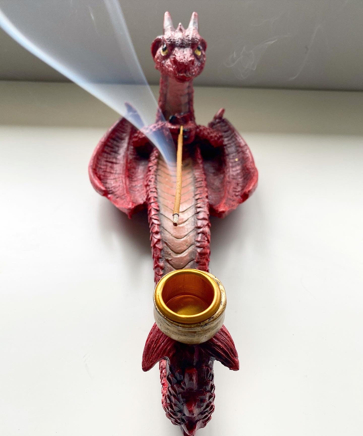 Dragon  🐉 Incense Stick Cone Candle Holder Burner - Statue Figurine