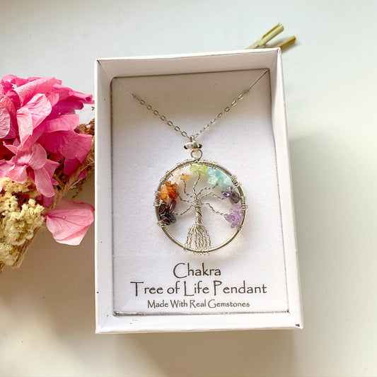 Tree of Life Chakra Pendant