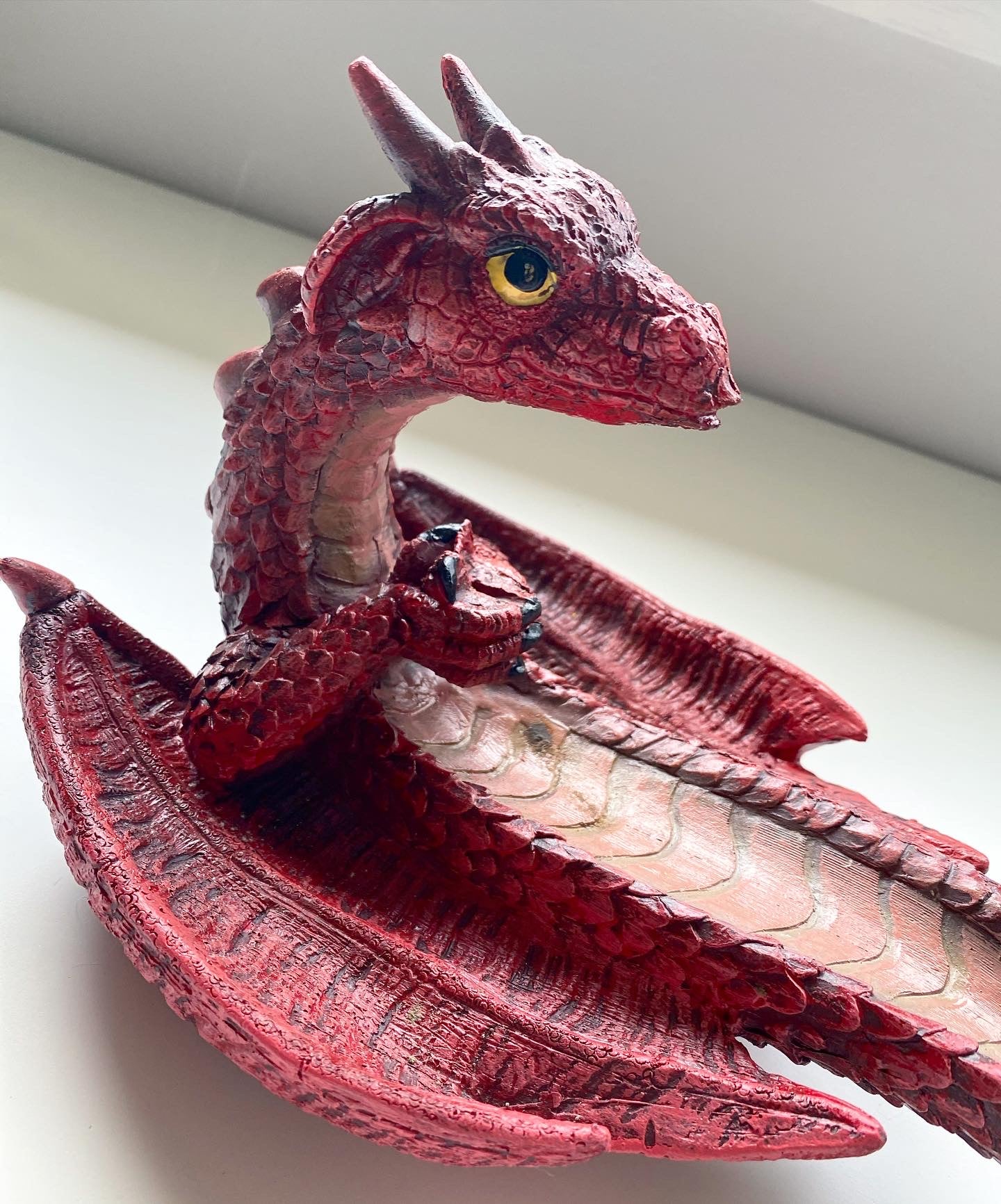 Dragon  🐉 Incense Stick Cone Candle Holder Burner - Statue Figurine