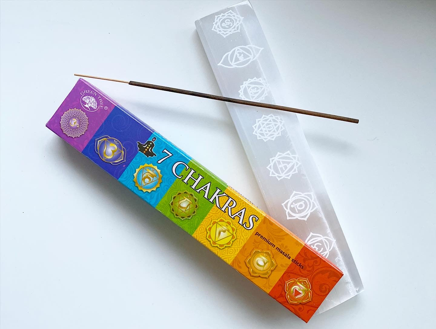 Green Tree - 7 Chakra Incense Sticks